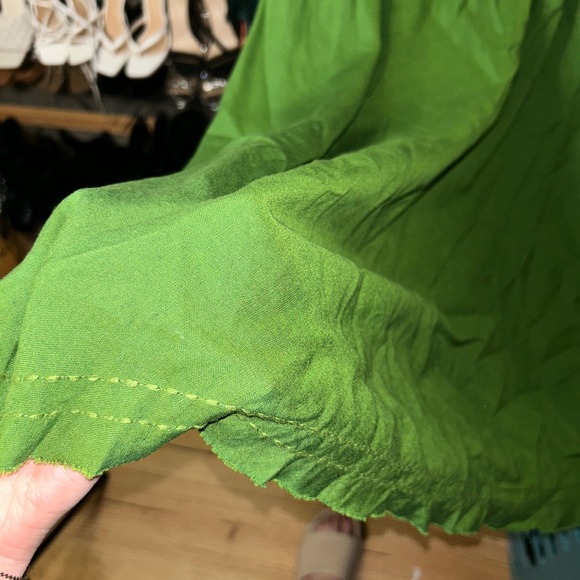 ZARA Green Backless Dress - Picture 7 of 11